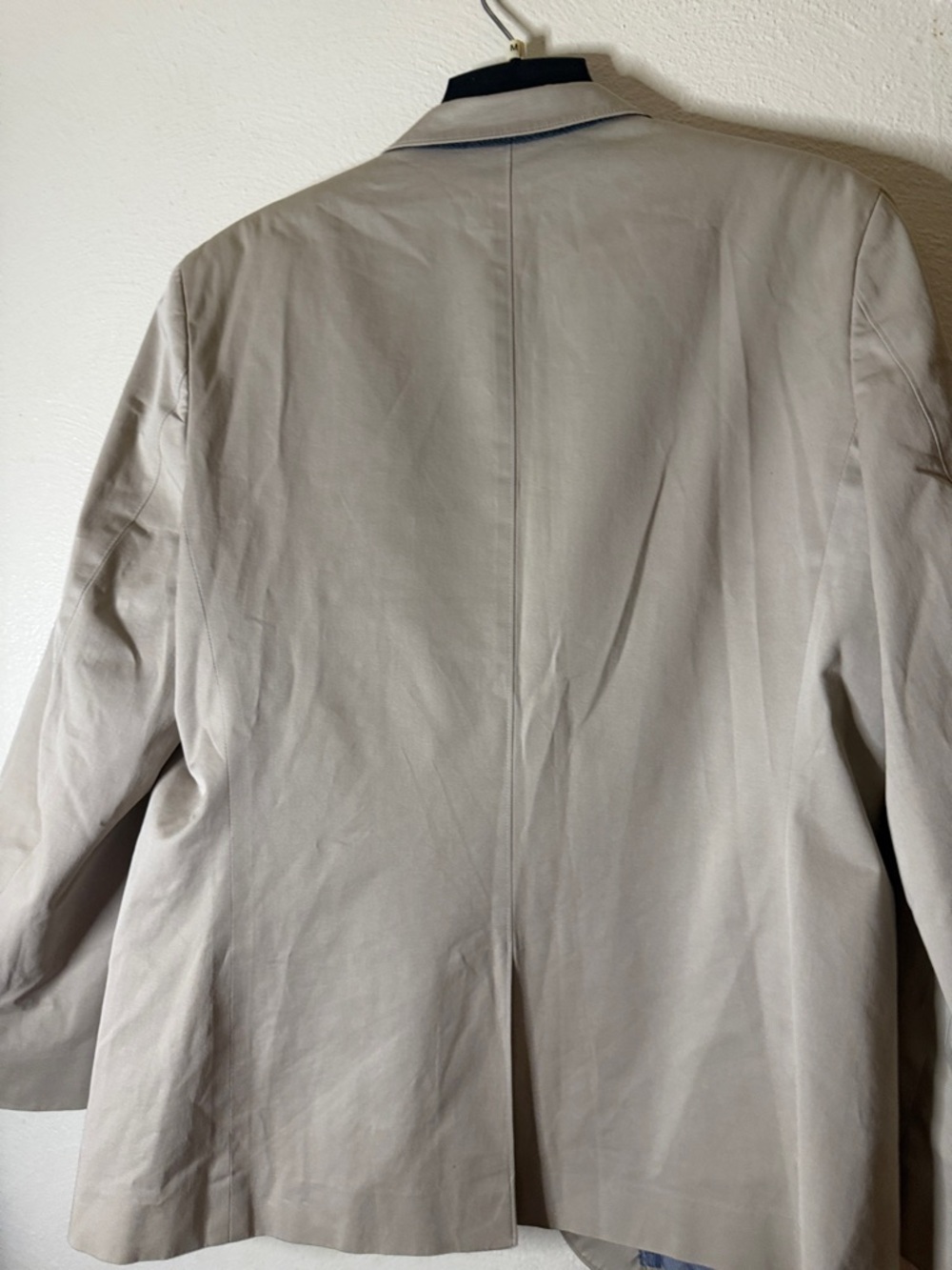Banana Republic Factory  cotton Light Beige Men's Blazer - Picture 8 of 10